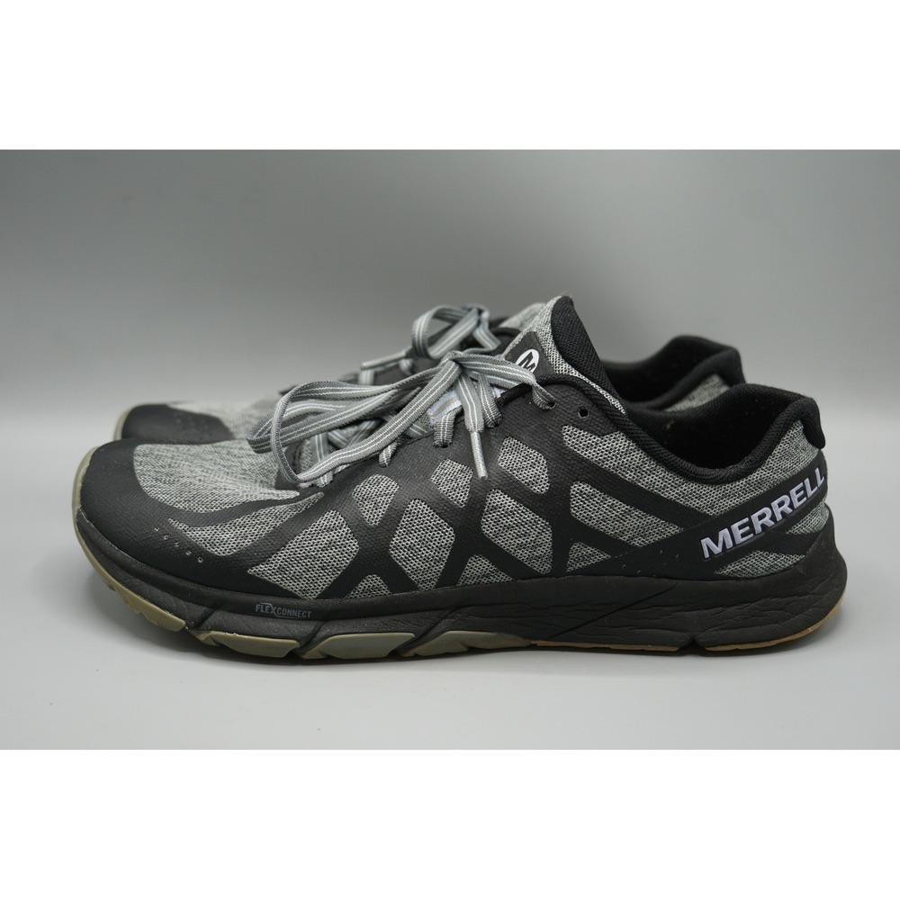 Merrell Bare Access Flex Womens 10 Black Gray Trail Running Shoes